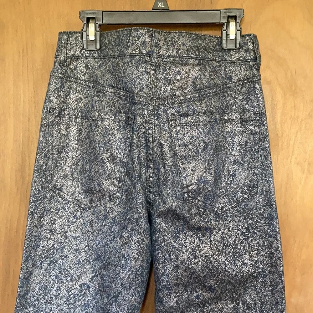 Express super high rise slim metallic jean with stretch 00 0 or 6 - Picture 13 of 17